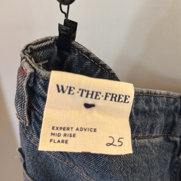 NEW Free People We The Free Expert Advice Mid Rise Flare - Picture 5 of 6